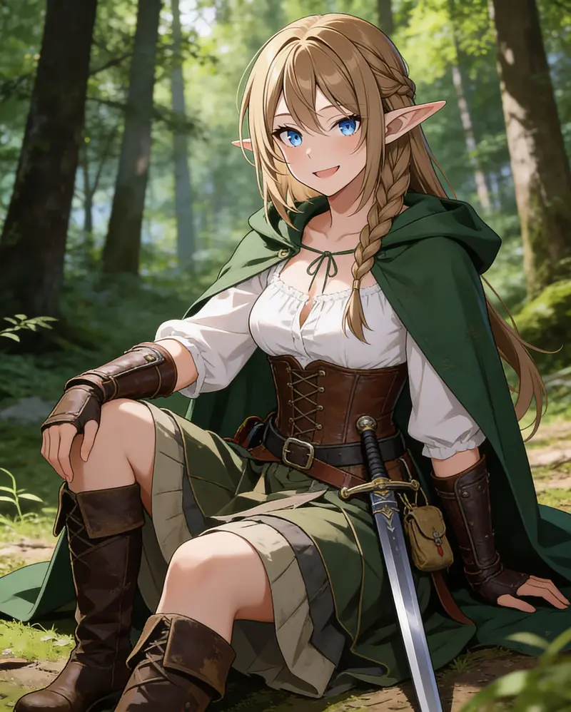 Elowen, fictional fantasy AI character